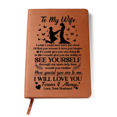 To My Wife Sooner Leather Journal