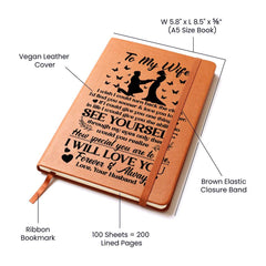 To My Wife Sooner Leather Journal