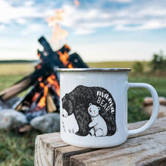 Mama Bear - Camping Mug stainless steel 